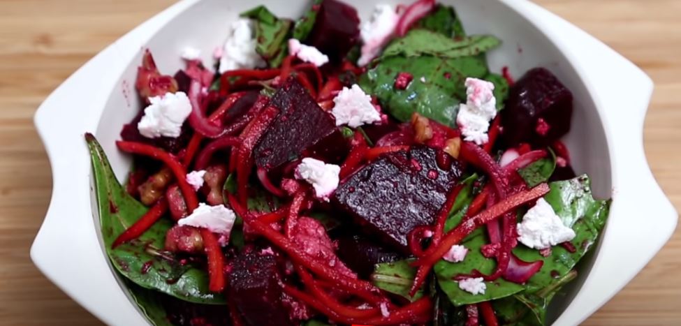 BEET SALAD WITH FETA, CUCUMBERS, AND DILL