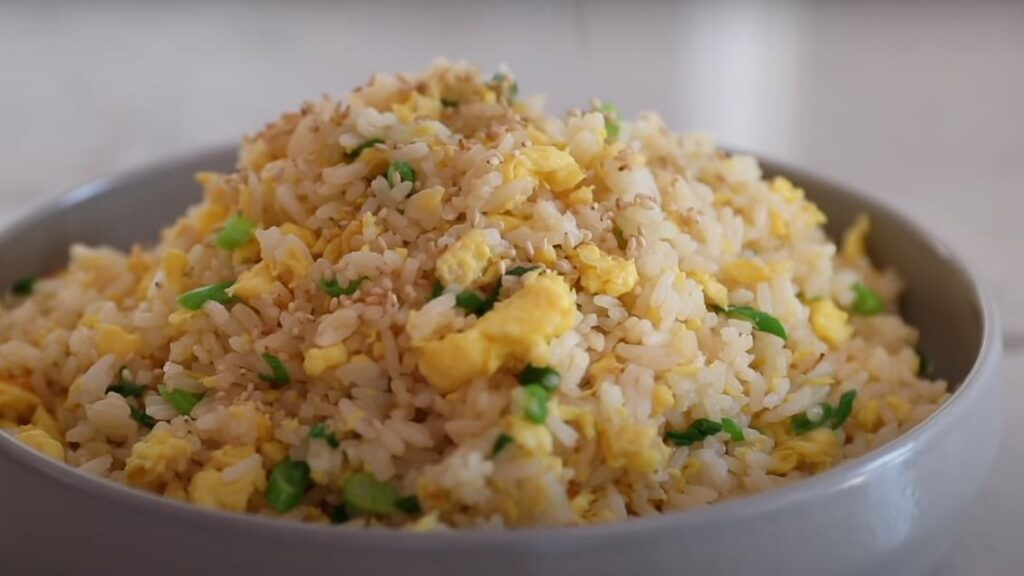 Sesame fried rice